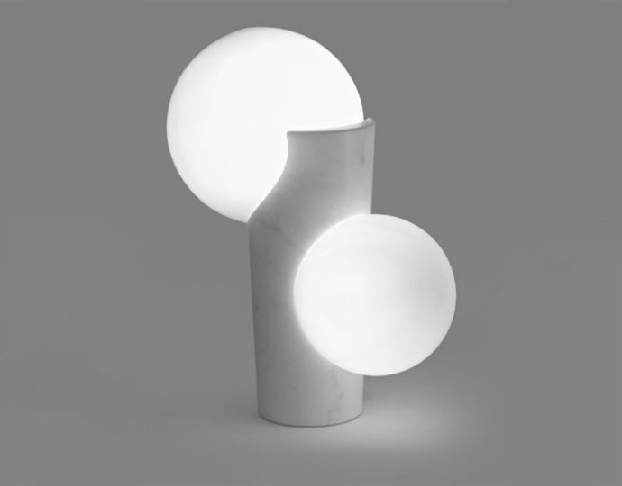 Osmosi Lamp 1 - Carrara Statuario Marble -