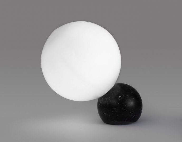 Osmosi Lamp 4 - Black Marquina Marble